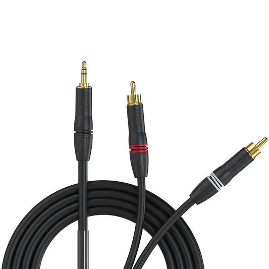 PROCAB cable 1 Jack stero 3,5 mm a 2 RCA de 1,5 m Ultraflex