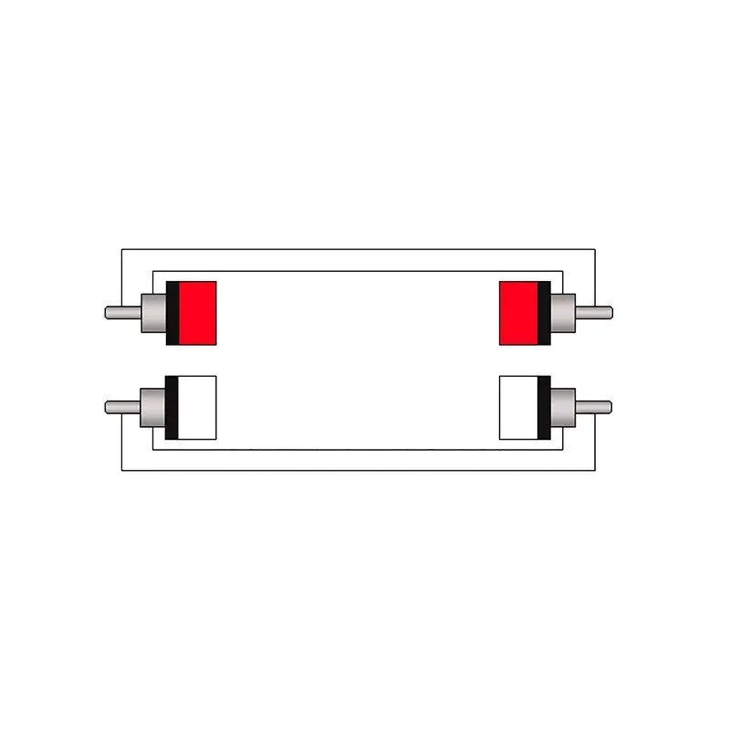 PROCAB CABLE 2 RCA MACHO/2 RCA MACHO 3 m