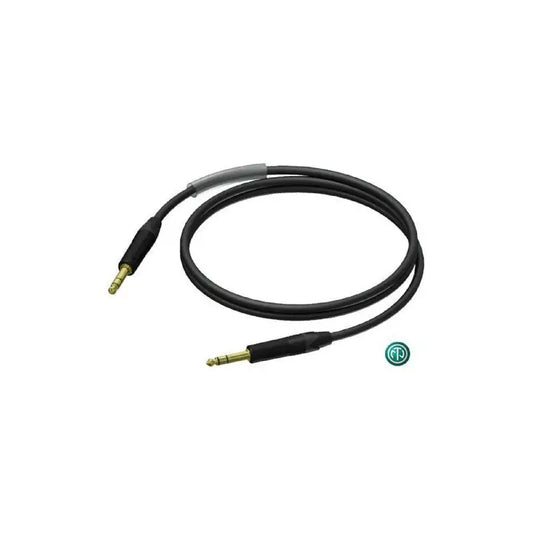 PROCAB CABLE JACK - JACK 3 m con conectores NP3X-B Neutrik