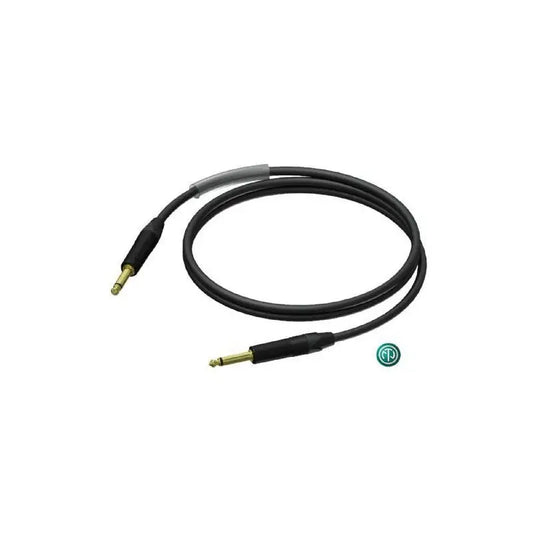 PROCAB Cable Jack Mono - Jack Mono 3 m con conectores Neutrik NP2X-B