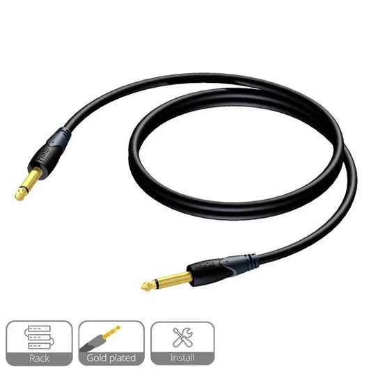 PROCAB CABLE JACK MONO MACHO a JACK MONO MACHO DE5 m