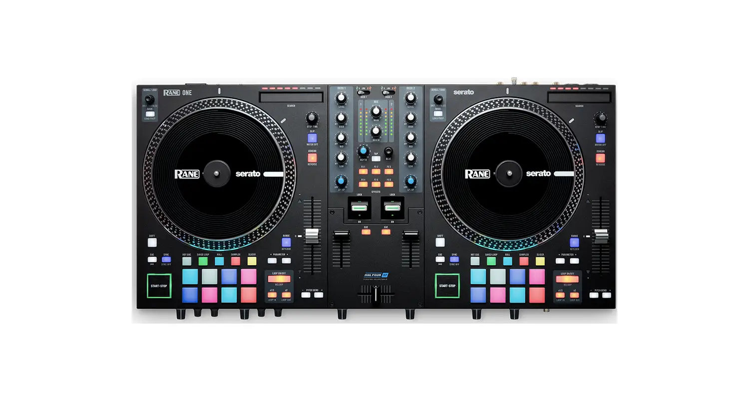 RANE ONE Controlador con Platos Motorizados de 7,2 pulgadas