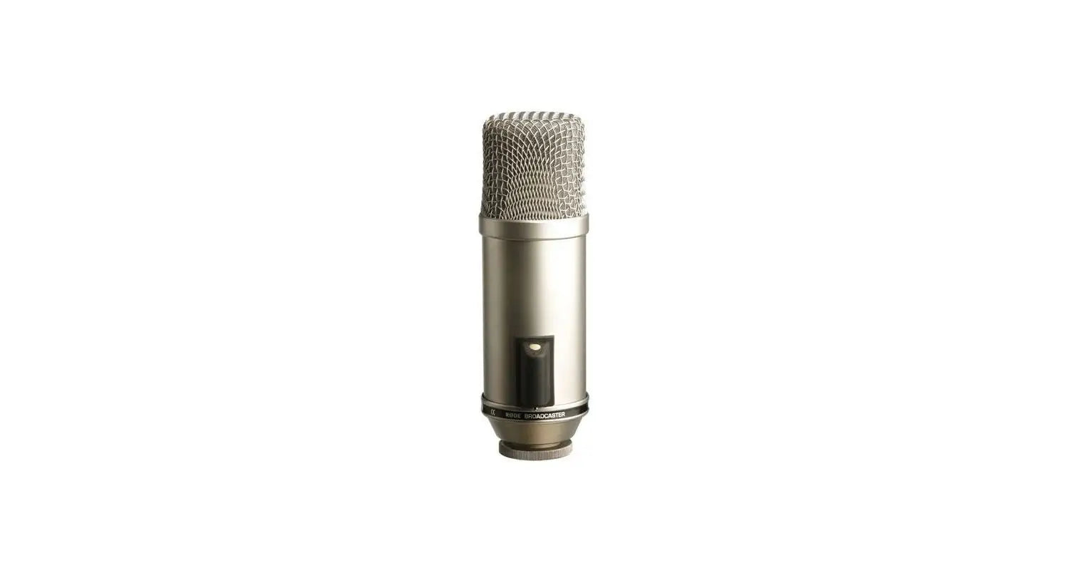 Rode Broadcaster Microfono de Estudio de Condensador Cardioide
