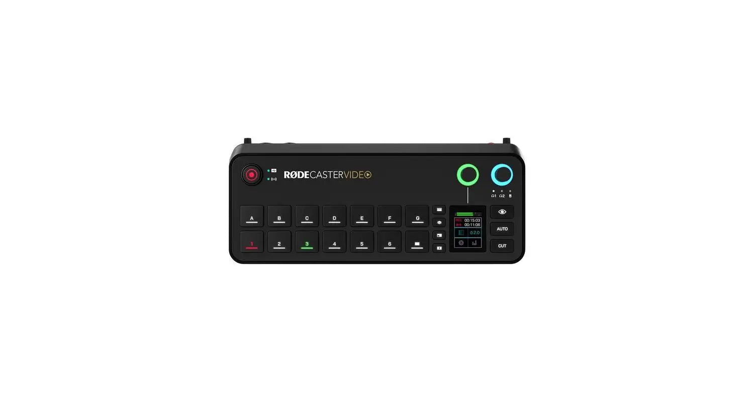Rode Rodecaster Vídeo Estudio de producción