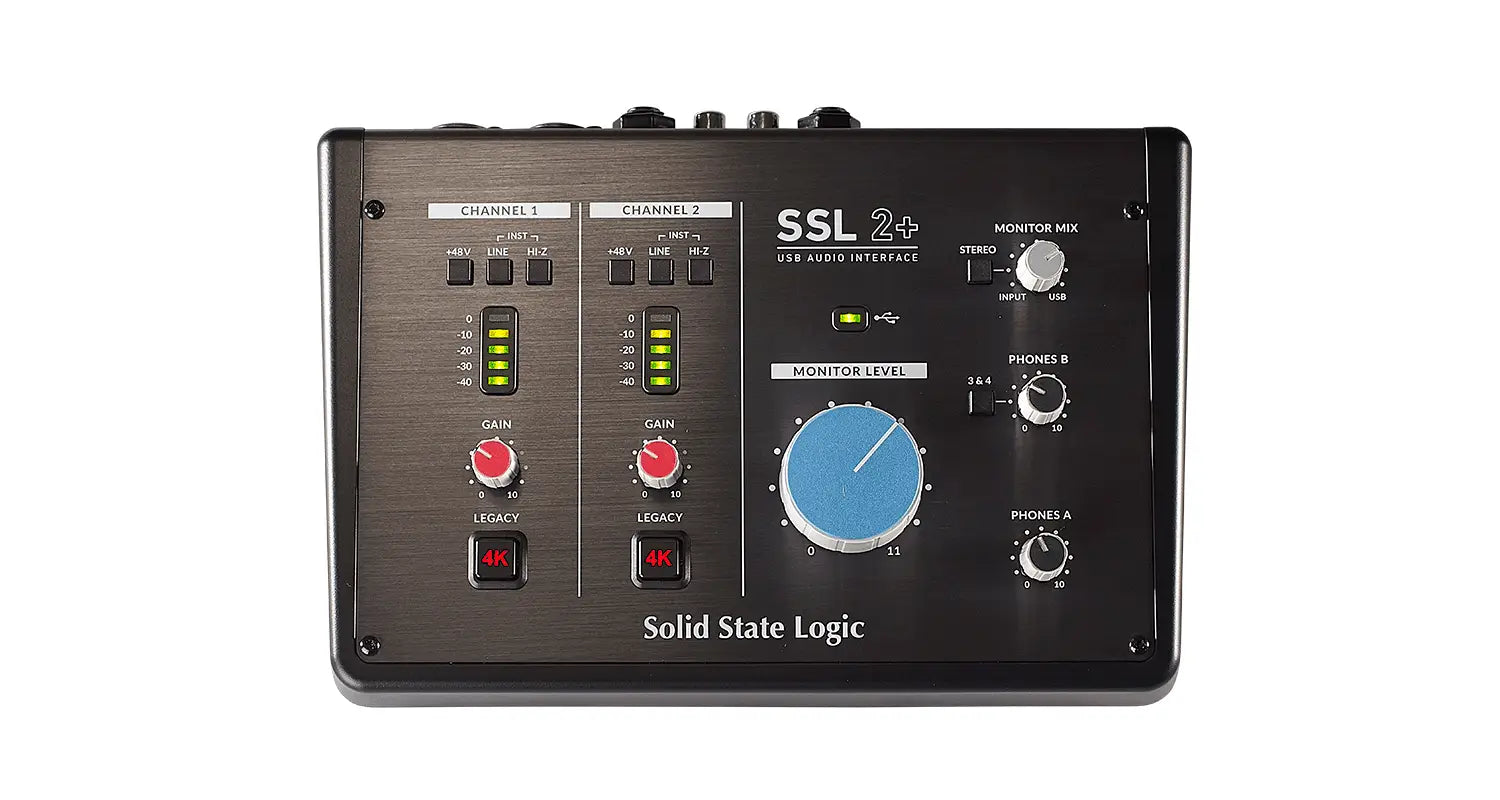 SSL 2+ Interfaz de audio USB-C de 2x4