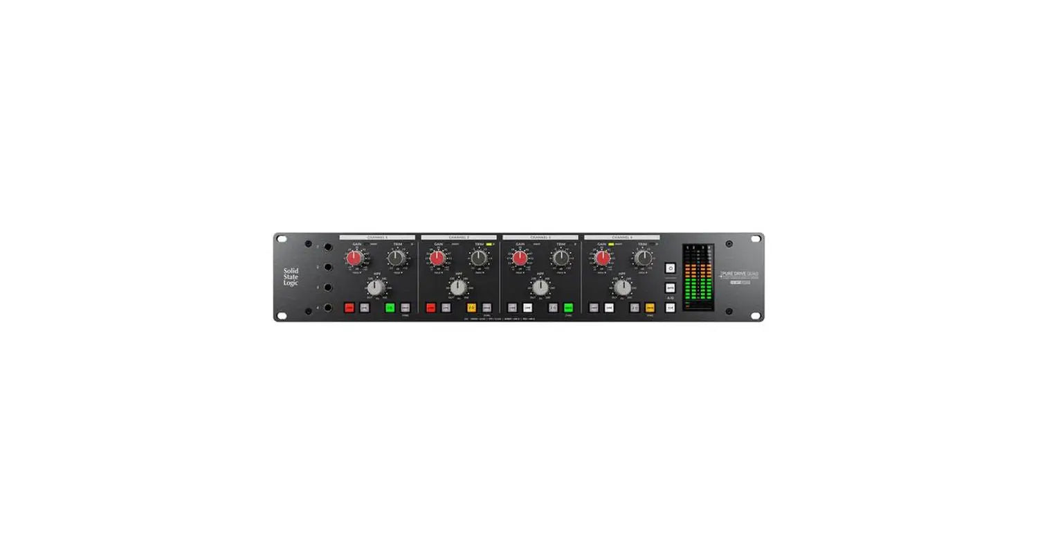 SSL Pure Drive Quad Preamplificador de Micrófono de 4 Canales