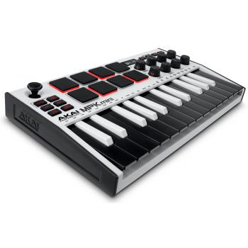 AKAI MPK MINI MK3 White Teclado Controlador Midi con Software MPC Beats