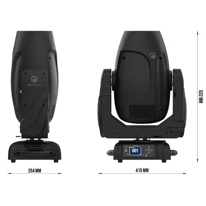 TRITON BLUE CABEZA MOVIL H-330 HIBRIDA (SPOT/WASH/BEAM) 380W