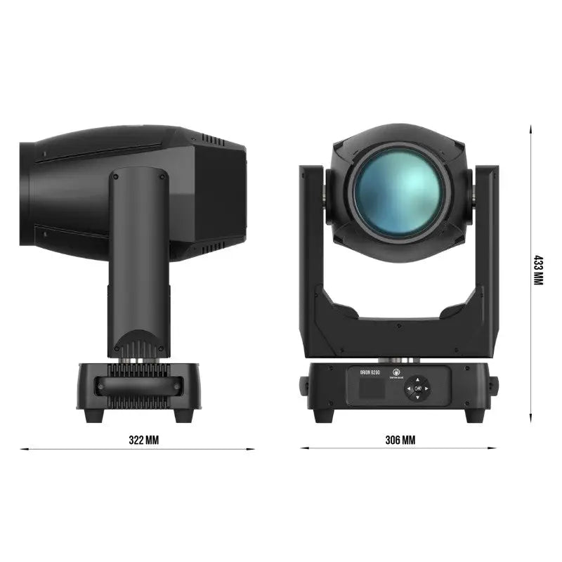 TRITON-BLUE Orion B200 Cabeza móvil 1 LED 200W + LED RING. Angulo salida 2,5º
